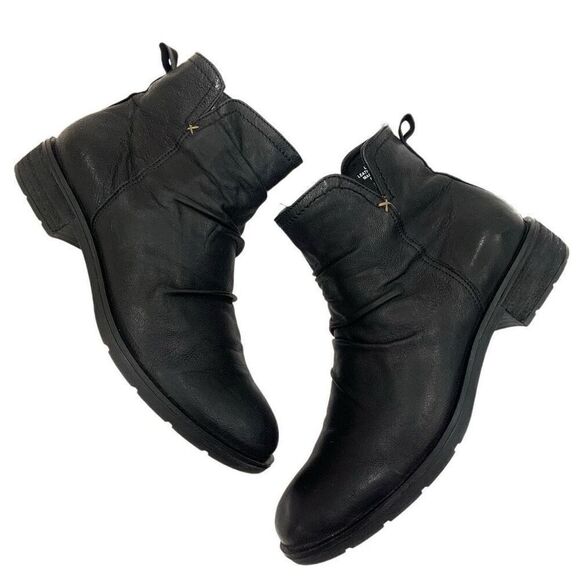 SOFFT Slouch Leather Booties - Picture 1 of 7